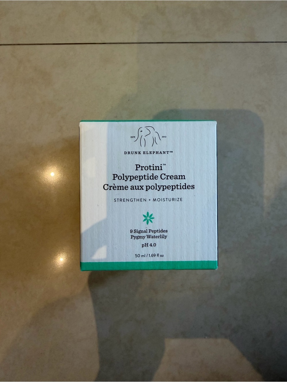 Drunk Elephant Protini Polypeptide Cream - White with Teal Trim